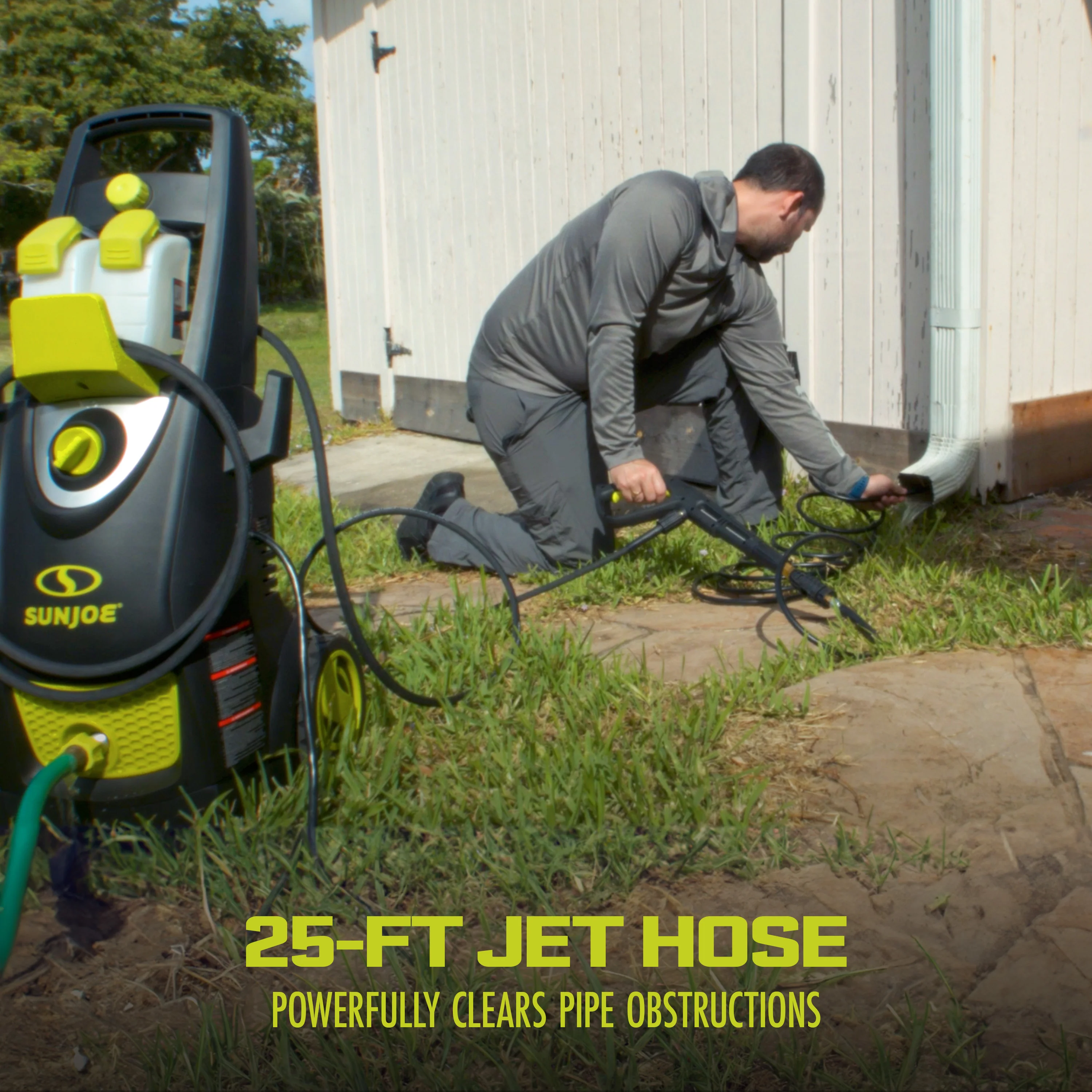 Sun Joe SPX-PCH25 25-Foot Pipe Cleaning Jet Hose for SPX Series Pressure Washers - Image 8