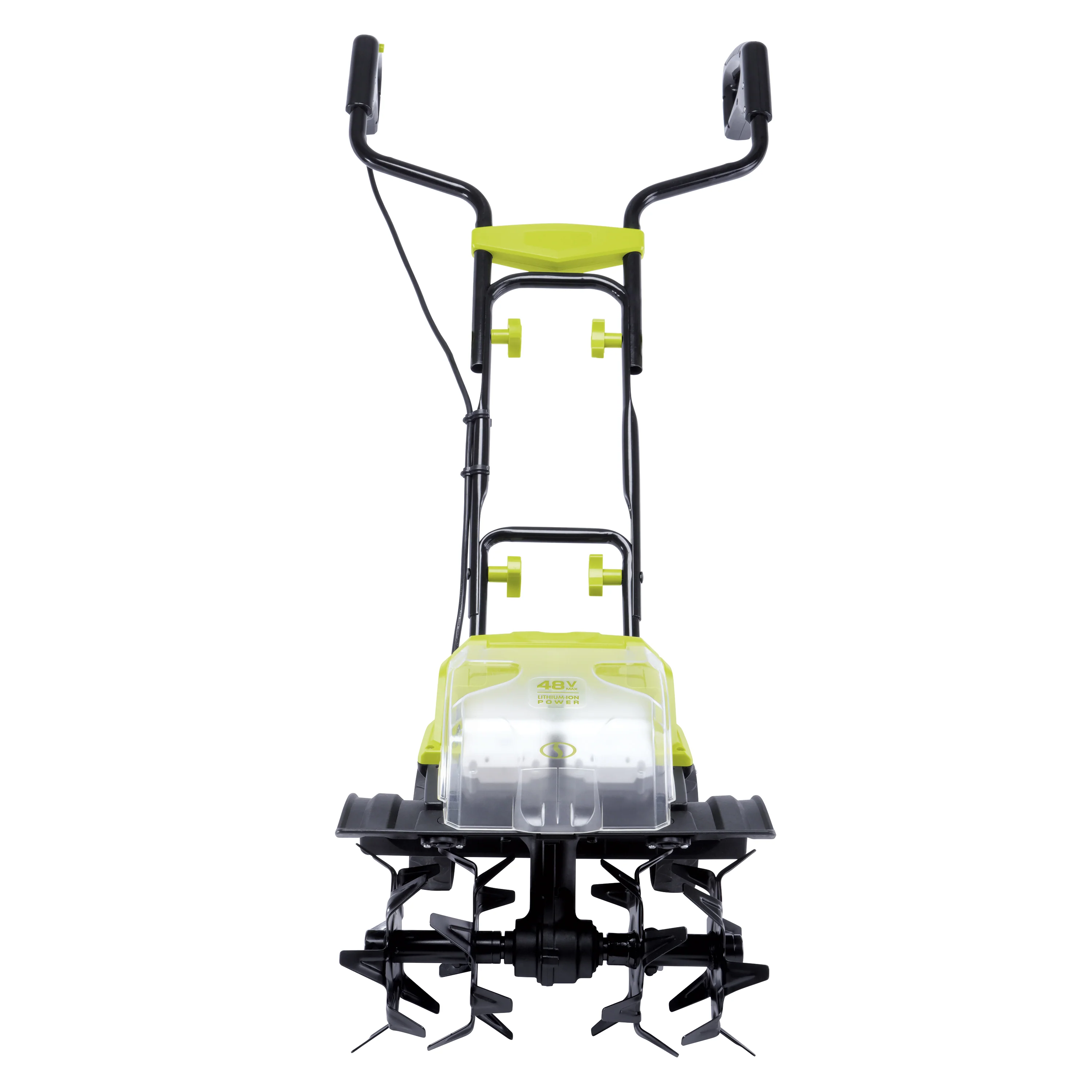 Sun Joe 48-Volt* IONMAX Cordless Garden Tiller + Cultivator Kit | W/ 2 x 5.0-Ah Batteries + Charger - Image 4