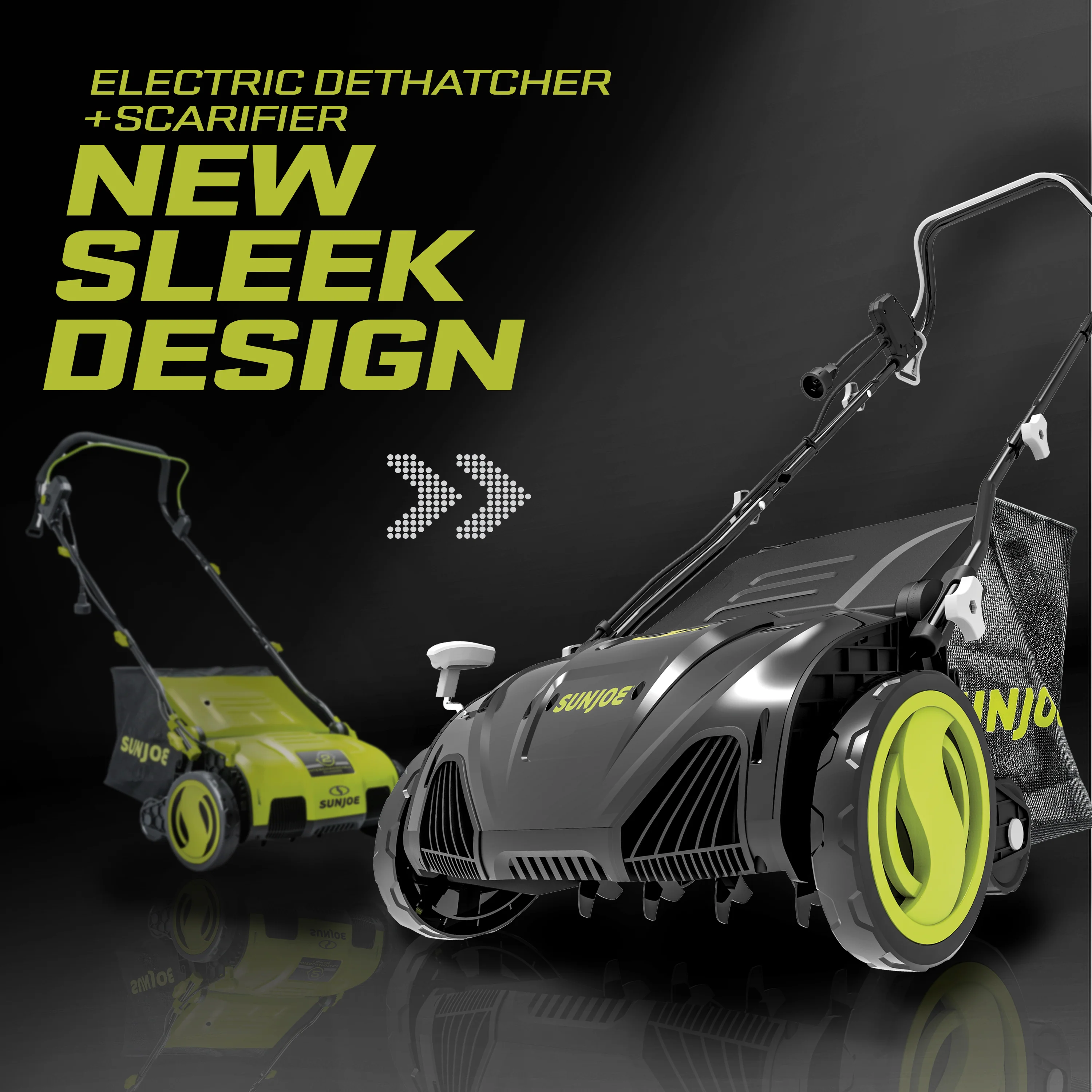 Sun Joe Electric Lawn Dethatcher + Scarifier W/ Collection Bag | 15-inch | 13-Amp - Image 3