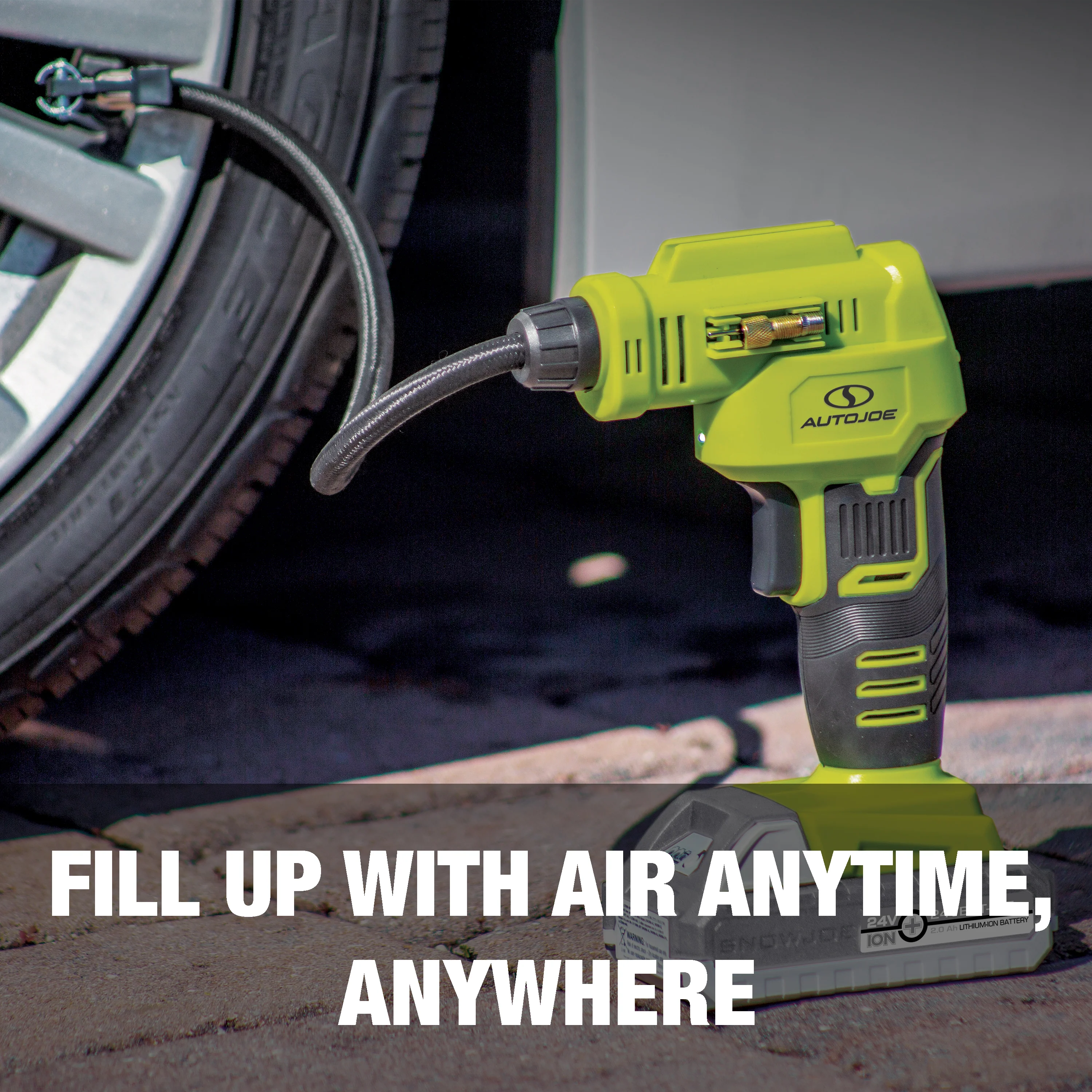 Sun Joe AUTO-BDL Automotive Bundle | W/ Go Anywhere Pressure Washer, Accessories, and Cordless Air Compressor | 2030 PSI Max* | 1.76 GPM* - Image 17