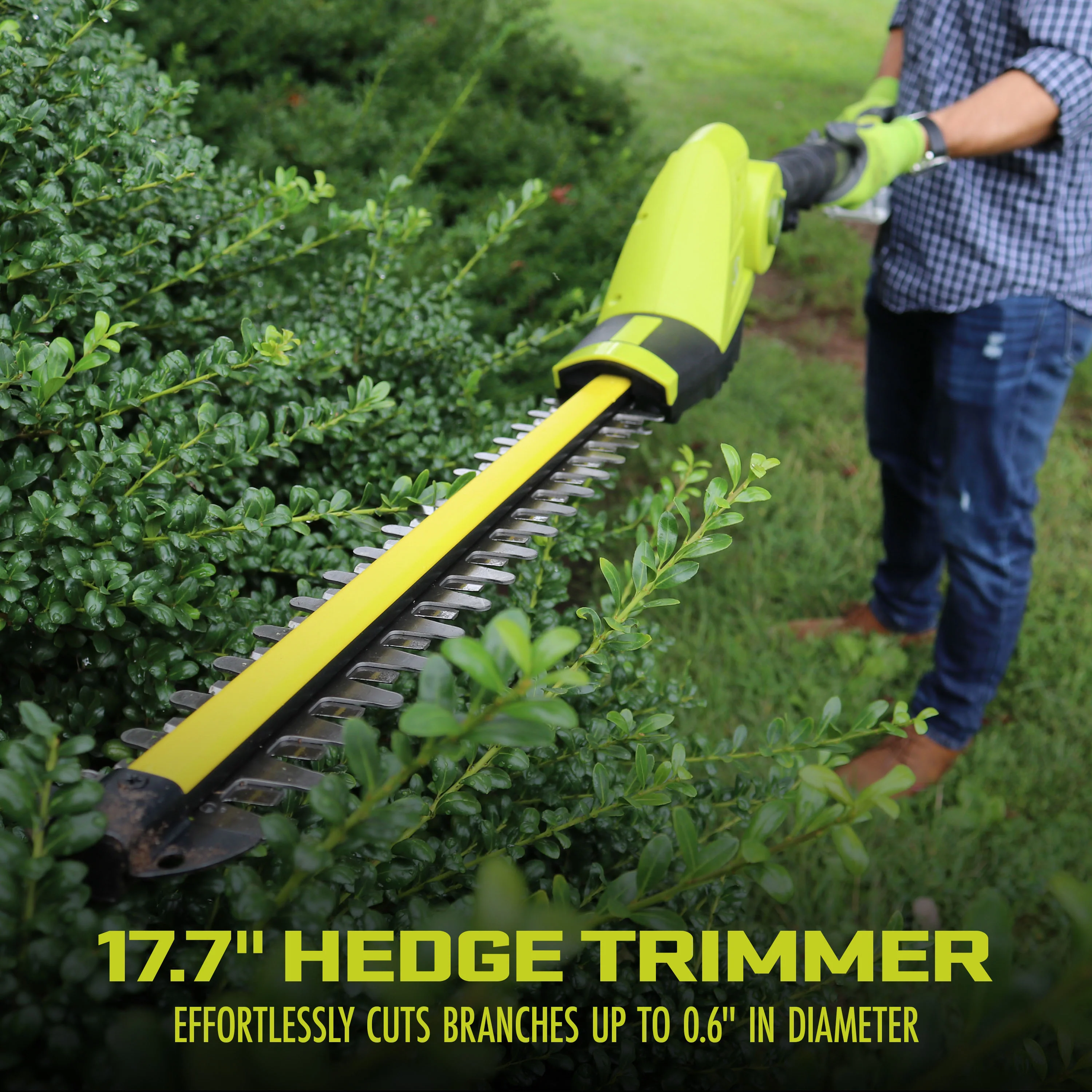 Sun Joe 24-Volt* IONMAX Cordless Lawn Care System Kit | Hedge Trimmer | Pole Saw | Grass Trimmer | W/ 2.0-Ah Battery + Charger - Image 5