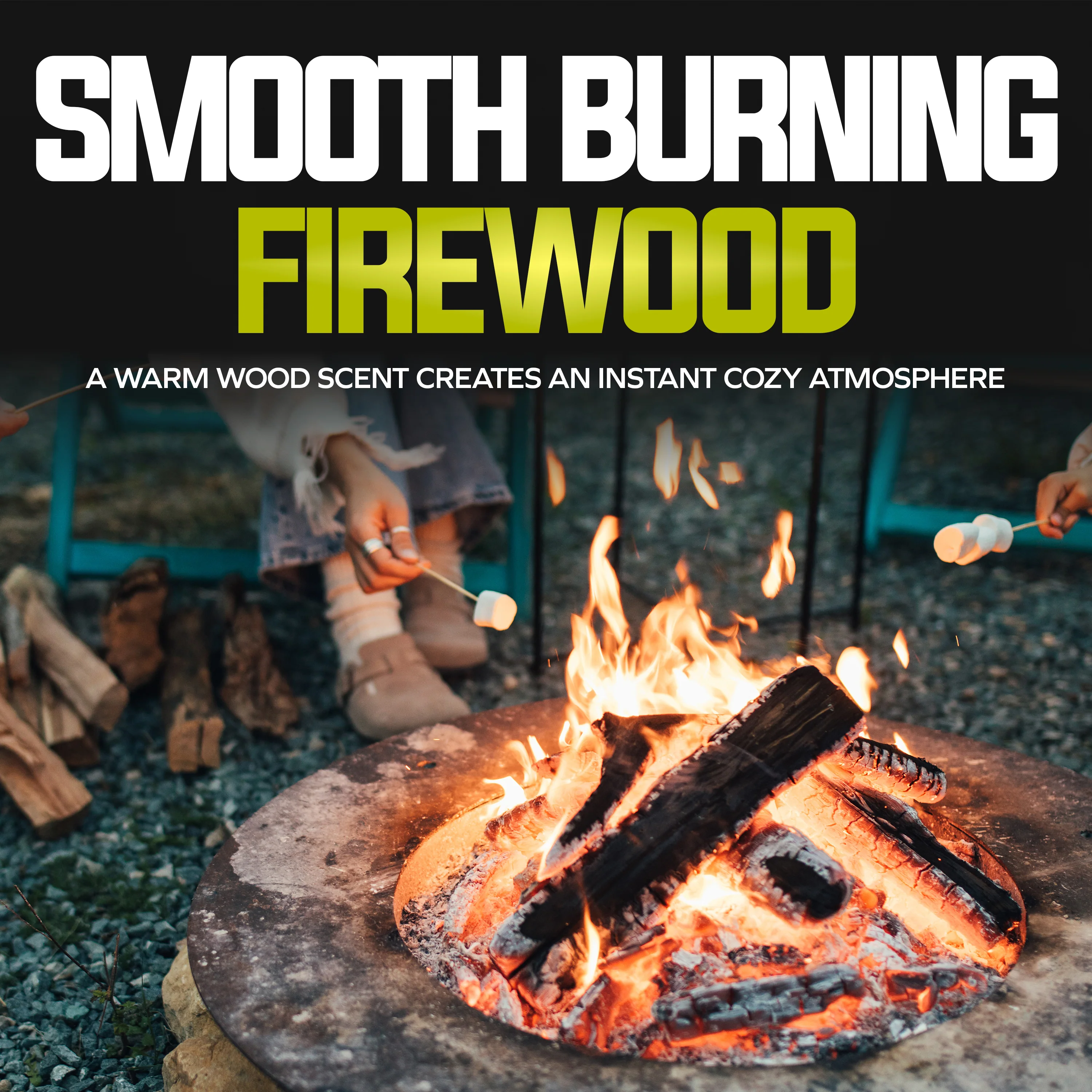 Sun Joe Aromatic Firewood | 16'' Juniper for Fireplaces, Campfires, Wood Stoves, Fire Pits & Grills | 40 Lbs. - Image 2