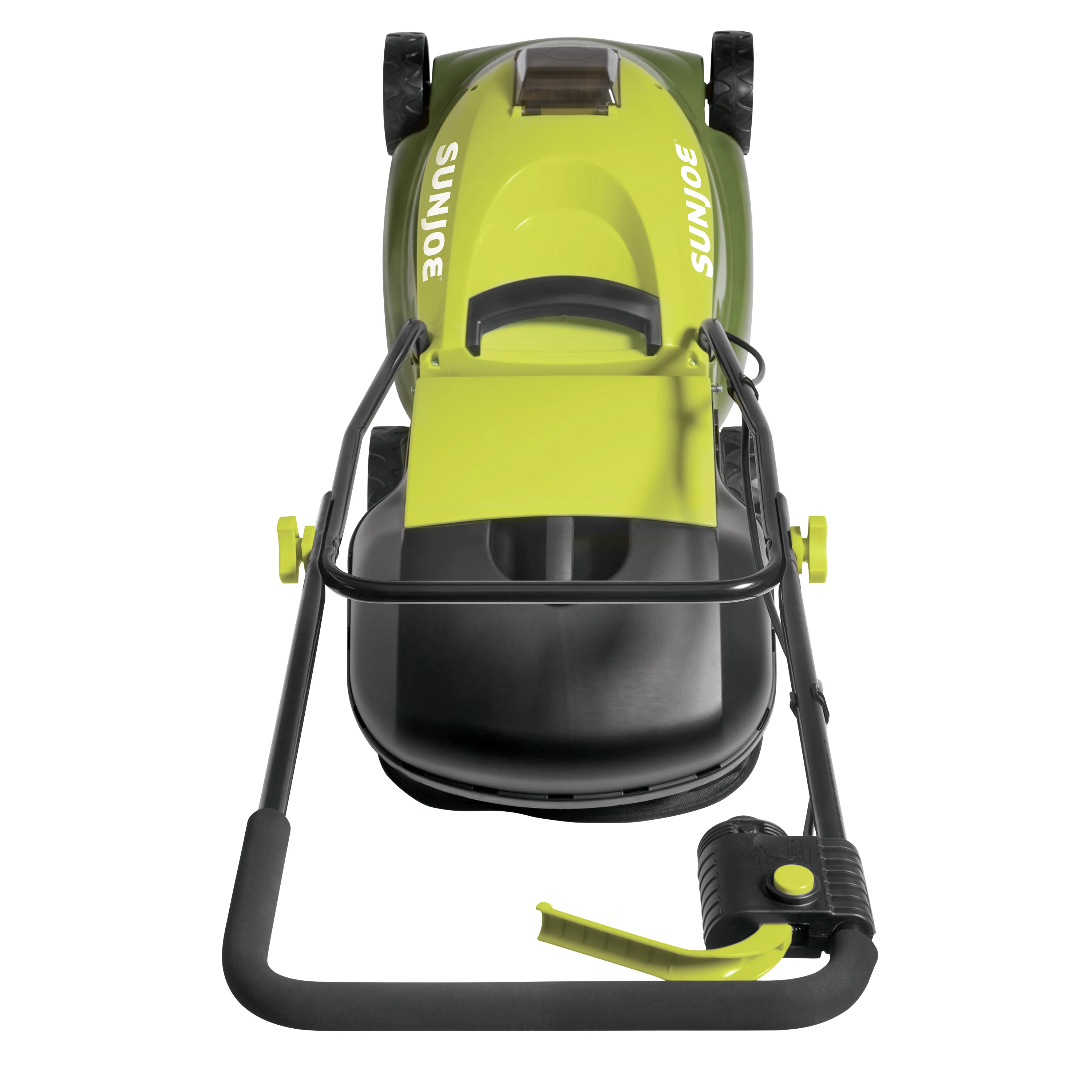 Sun Joe 28-Volt Cordless Walk-Behind Push Lawn Mower | 14-inch | 4.0-Ah Battery + Discharge Chute | 3-Position Height Adjustment - Image 11
