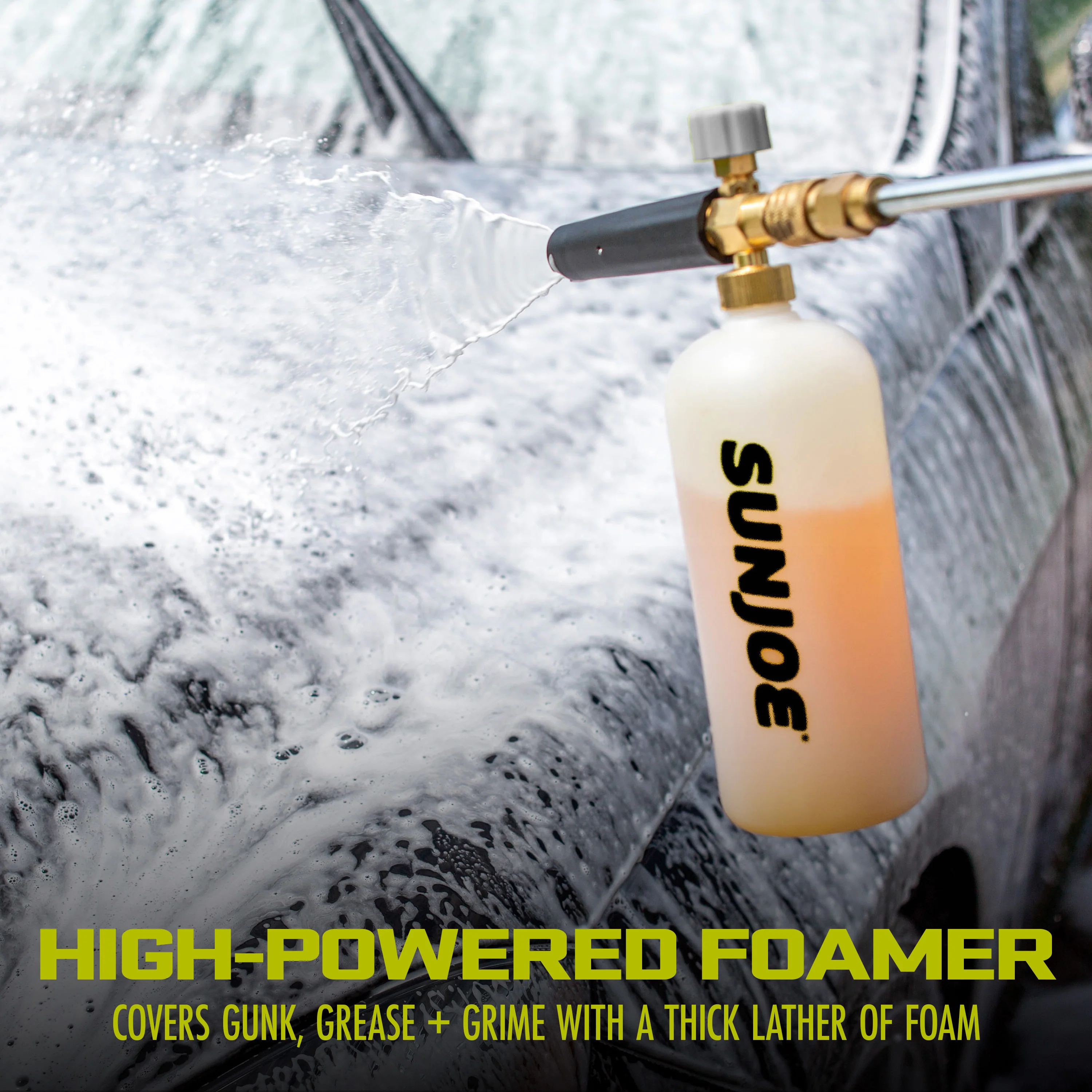 Sun Joe SPX-FC34-MAX Foam Cannon for SPX Series Electric Pressure Washers 34 Oz. | 1/4" Quick Connector | Adjustable Spray Nozzle - Image 6