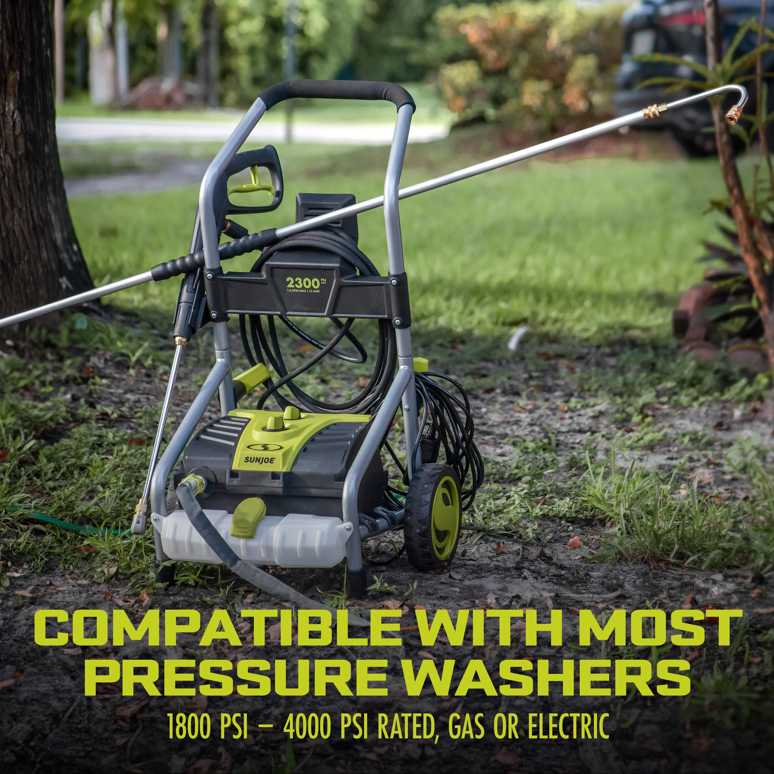 Sun Joe Universal Pressure Washer Sky Lance W/ 4-Piece Accessory Kit | 9-Foot - Image 4