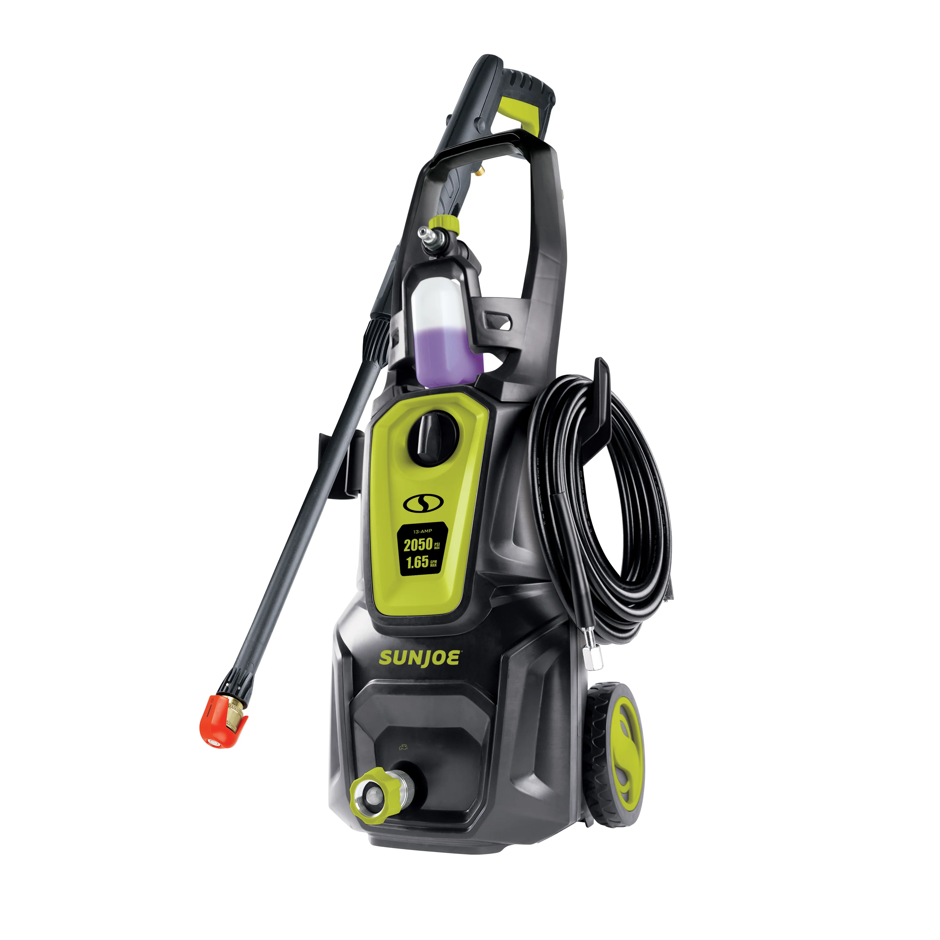Sun Joe Electric Pressure Washer W/ Foam Cannon + Extension Wand | 13-Amp