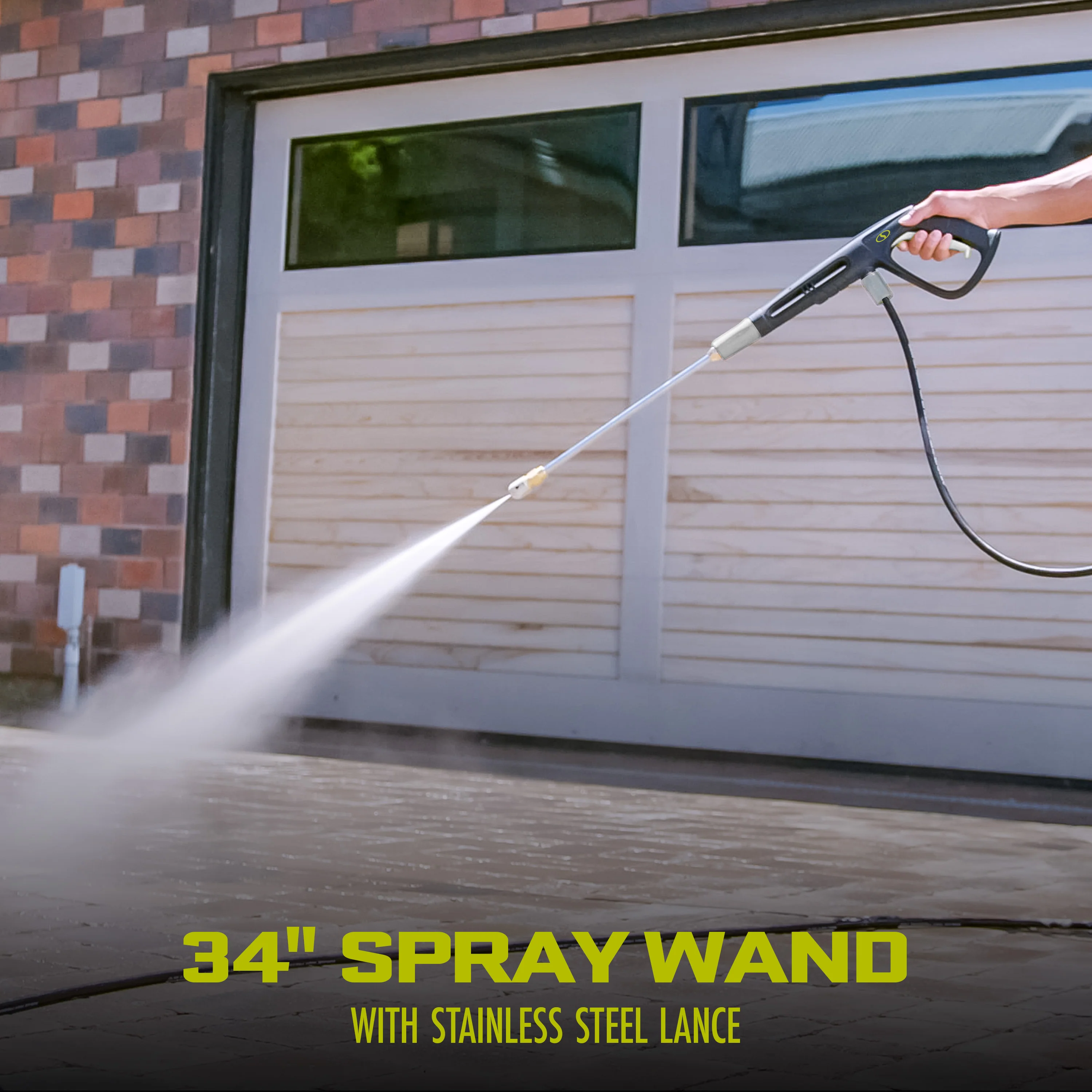 Sun Joe SPX3000® -XT XTREAM Clean Electric Pressure Washer | 14.9-Amp | XTREAM Triple Action Power | Brass Fittings - Image 8