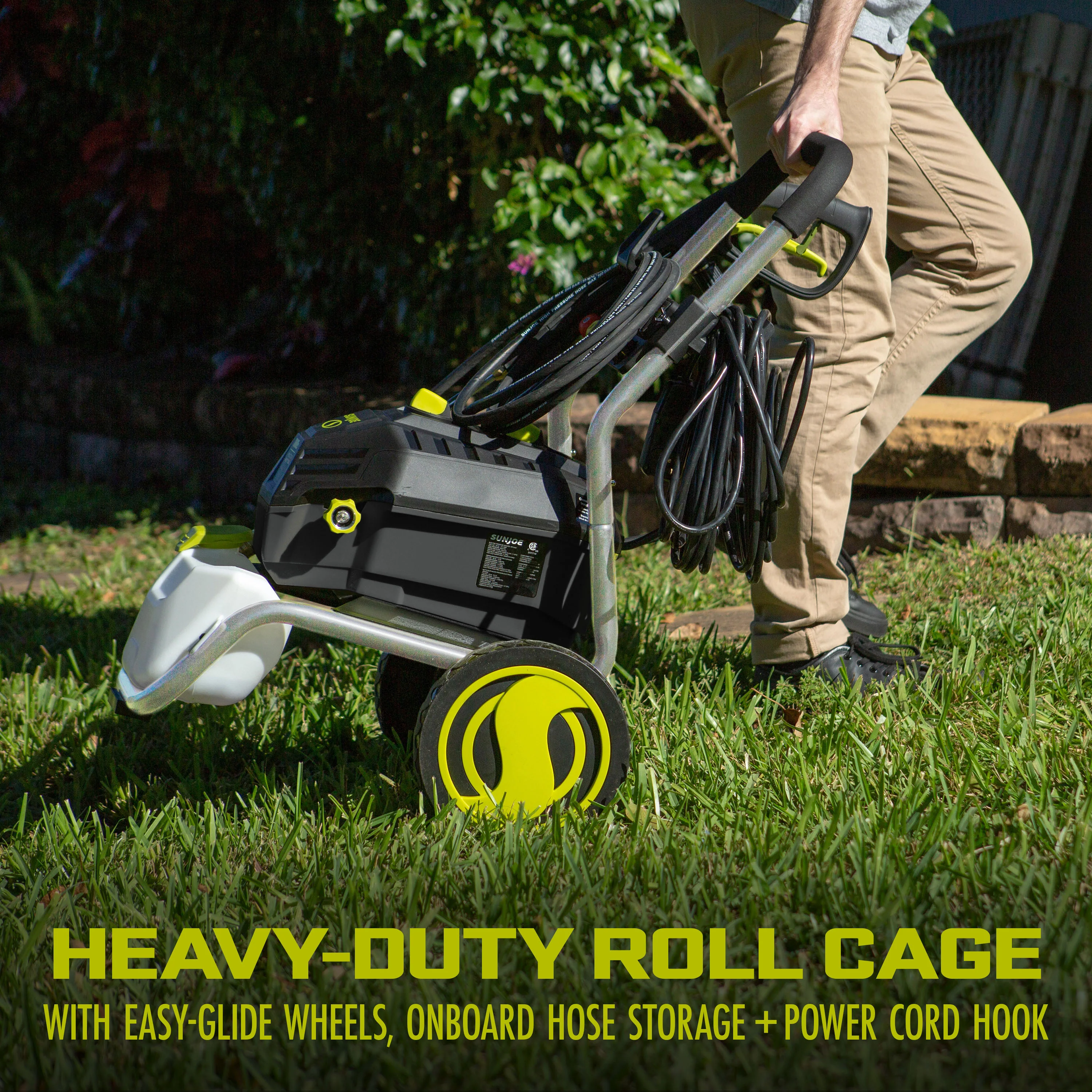 Sun Joe Electric Pressure Washer W/ Quick-Connect Tips + Onboard Detergent Tank | 14.9-Amp - Image 5