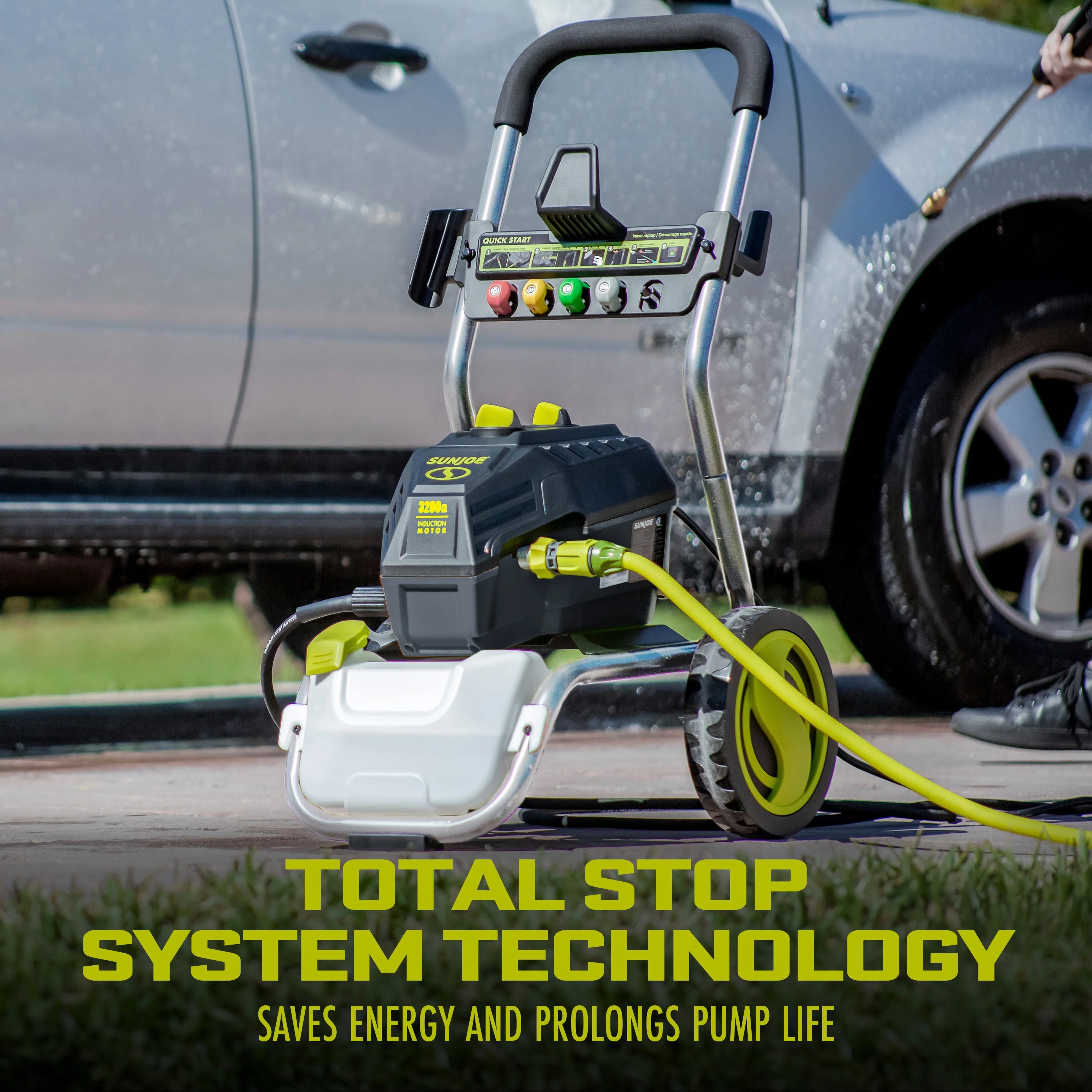 Sun Joe Electric Pressure Washer W/ Quick-Connect Tips + Onboard Detergent Tank | 14.9-Amp - Image 6