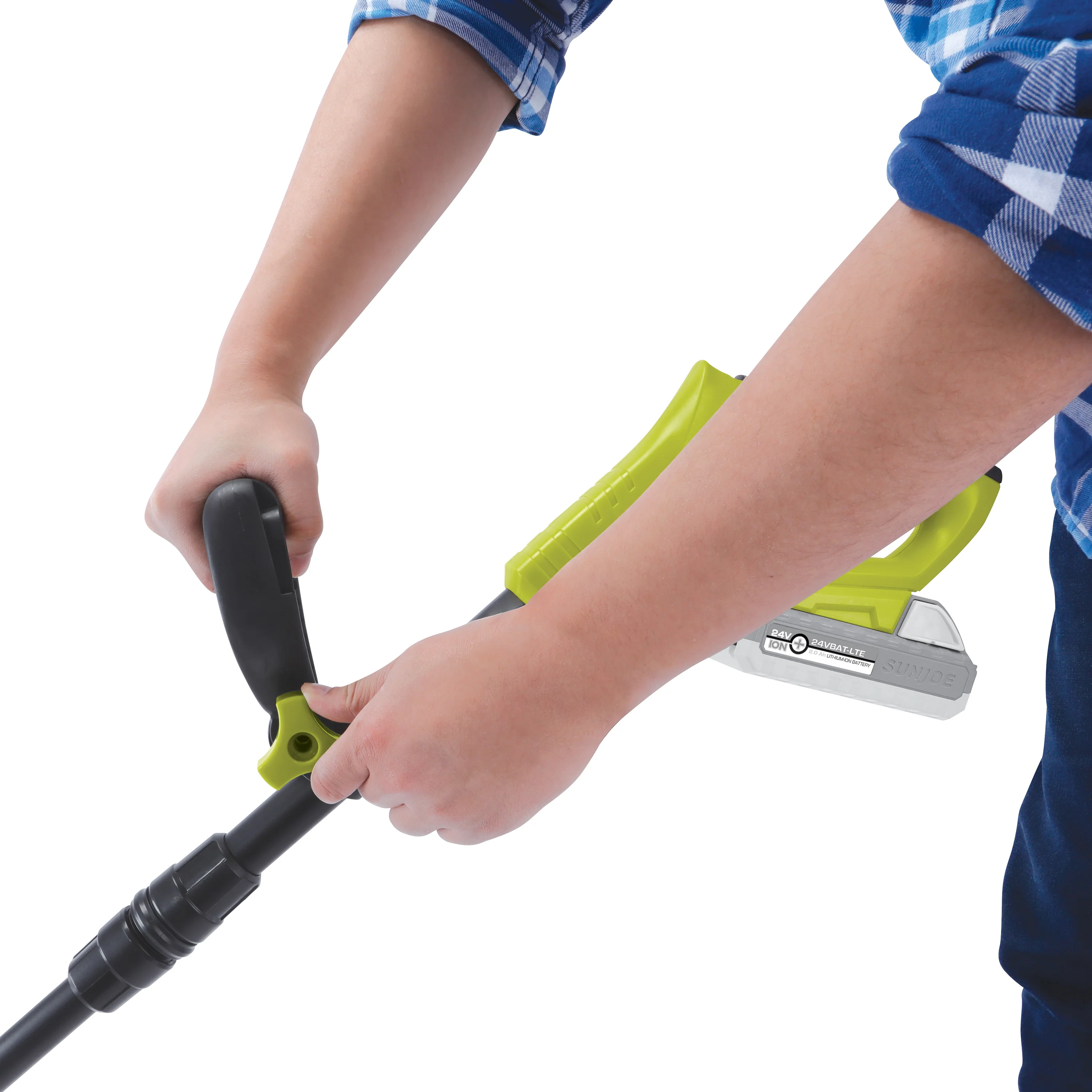 Sun Joe 24-Volt* Cordless Telescoping Weeder + Cultivator Kit | 6-Inch Blade | W/ 2.0-Ah Battery + Charger - Image 14