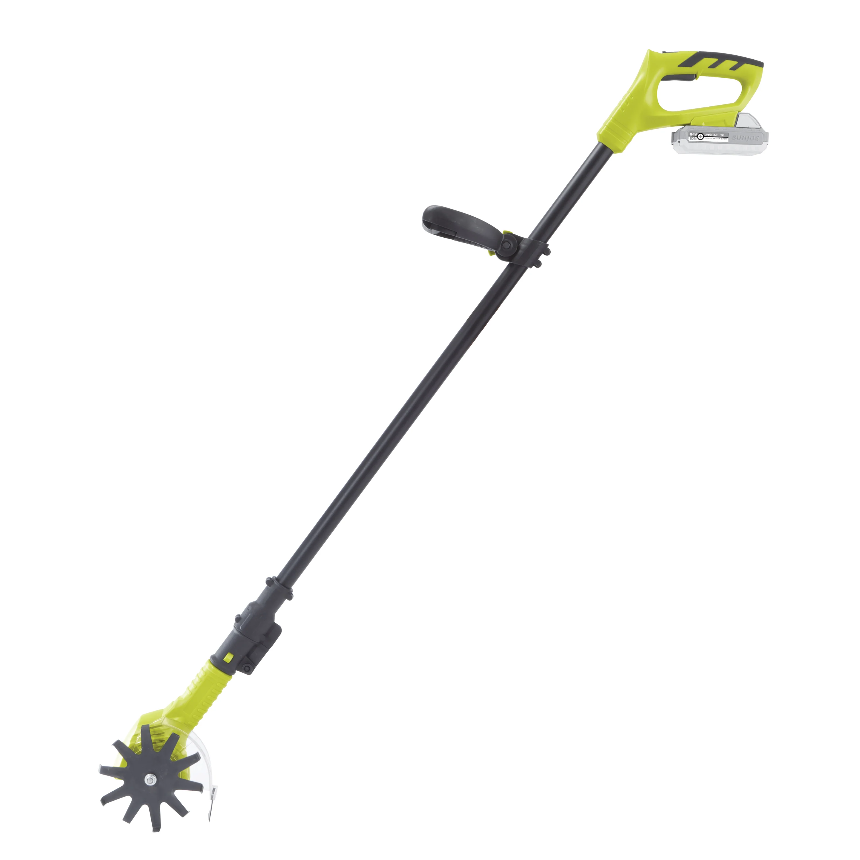 Sun Joe 24-Volt* Cordless Telescoping Weeder + Cultivator Kit | 6-Inch Blade | W/ 2.0-Ah Battery + Charger - Image 9