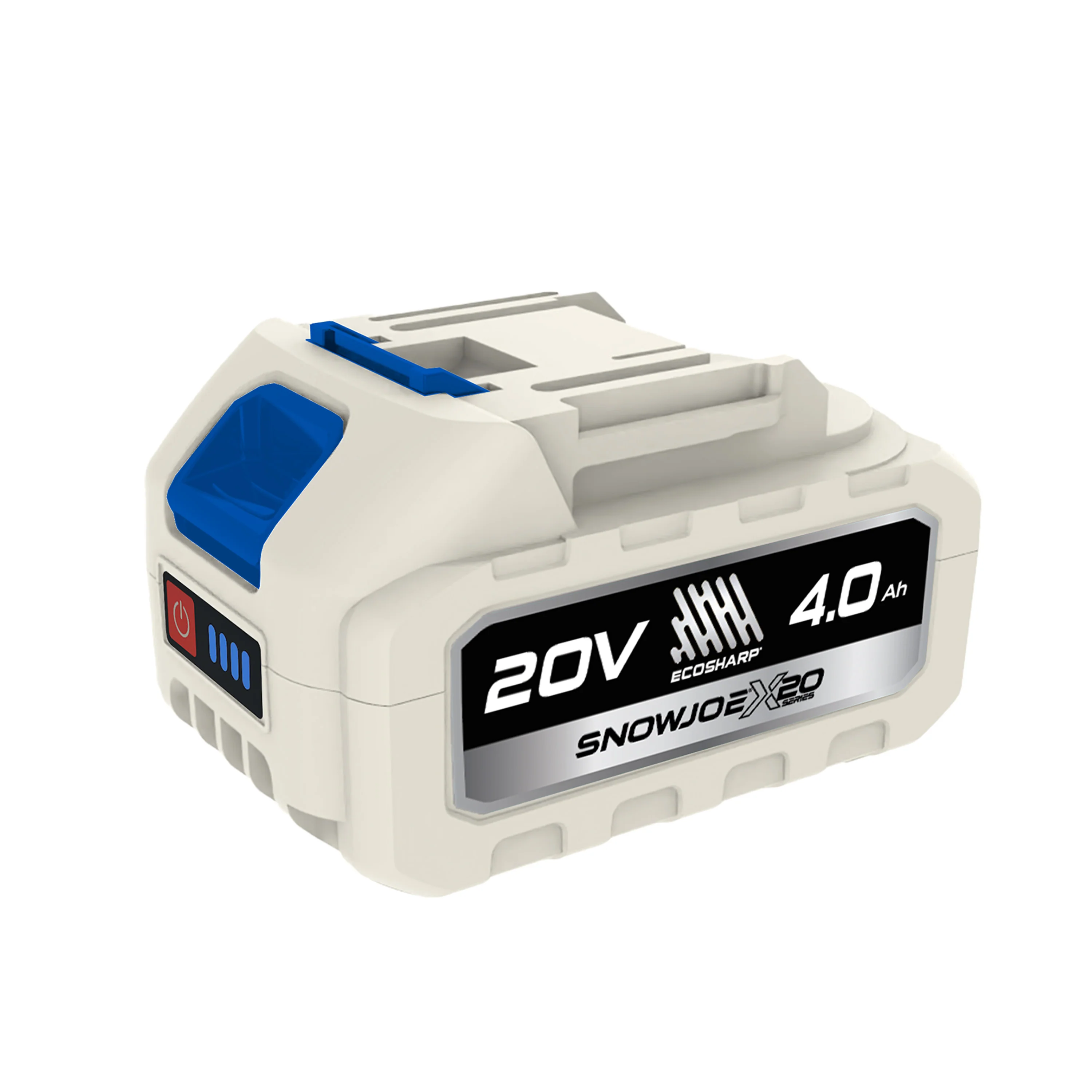 Sun Joe 20-Volt ECOSHARP Cordless X20 StormJet Handheld Turbo Blower | 40 CFM | W/ 2 x 4.0-Ah Batteries + Charger - Image 17