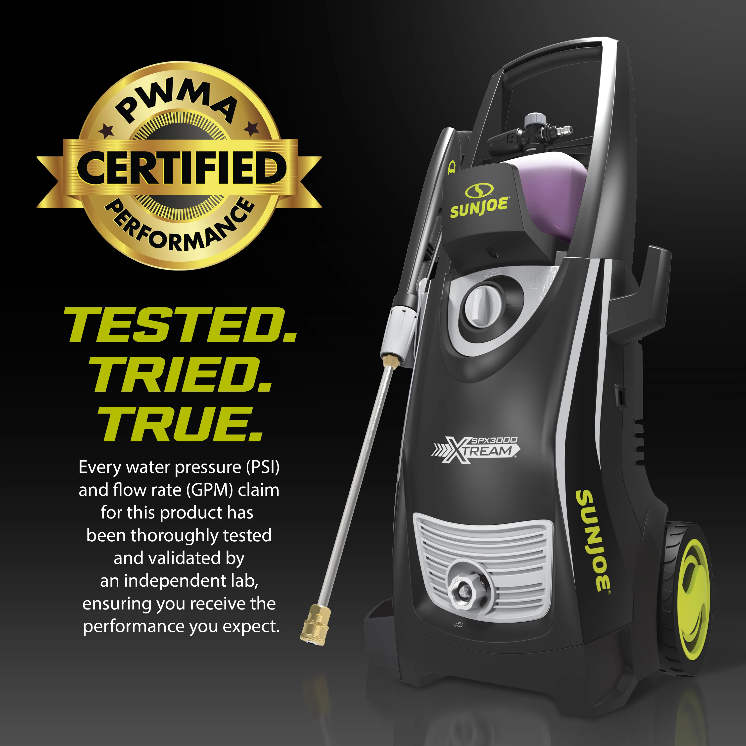 Sun Joe XTREAM Clean Electric Pressure Washer + Patio Cleaner + Sky Lance W/ Accessories| 14.9-Amp - Image 5